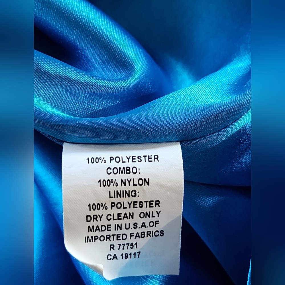 BETSY JOHNSON blue cupcake dress, strapless, mini, size 0, Y2K, vintage - Picture 7 of 7